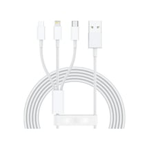 3ü1 Arada Usb Kablo. Şarj Kablosu, Çoklu Sarj Kablosu 3 Uçlu Type-c Uyumlu