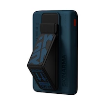Magsafe Powerbank Skinarma Spunk Wireless Şarj Ve Pd Hızlı Şarj Özellikli 15w 5000mah Mavi