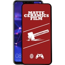 Huawei Mate 20 Lite ile Uyumlu Tam Kaplayan Mat Seramik Nano Esnek Ekran Koruyucu