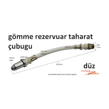Gömme Rezervuar Taharat Çubuğu 25cm Esnek Kısa Model Düz Tip