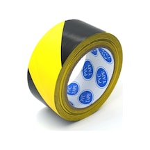 Pvc Yer İşaretleme Bandı 50 MM x 30 M Sarı - Siyah