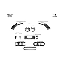 Renault Twingo Torpido Kaplama 1998-2004 12 Parça Karbon