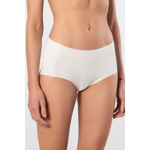 Türen Kadın Lazer Kesim Pamuklu Yüksek Bel Külot 911/ekru Ekru