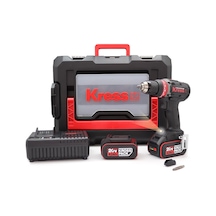 Kress KUA72.1 20V/4.0Ah Li-İon Çift Akülü Kömürsüz Profesyonel Şarjlı Matkap