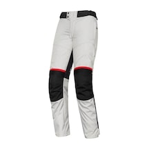 Motoanl Motosiklet Pantolonu Full Korumalı 4 Mevsim Maxdura Kumaş Beyaz Pantolon