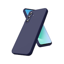Samsung Galaxy  Uyumlu,  A17 5g Nano İçi Kadife Silikon - Lacivert