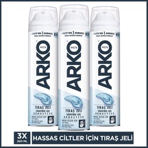 Sensitive Tıraş Jeli 3x200 Ml