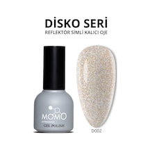 Momo Professional Disco Kalıcı Oje D002 Altın Reflective Flash Gel Polish 10 Ml