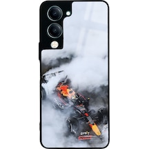 Vivo Y04 Formula 1 Tasarımlı Glossy Telefon Kılıfı Çok Renkli