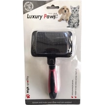 Luxury Paws Plastik Sap Otomatik Temizleyicili Köpek Fırçası M Boy