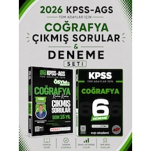 İndeks 2026 Kpss Coğrafya Çıkmış Sorular & Kpss Coğrafya 6 Deneme Evp Akademi Seti