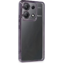 Newface Xiaomi Poco X6 Kılıf Razer Lensli Silikon - Mor