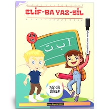Elif-ba Yaz-sil Kitabı Yaz-sil Kalemi Hediyeli