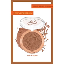 Sun Bright Bronzer Powder No: 04 Sunset - Bronzlaştırıcı Pudra
