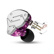 KZ ZSN 1 Dinamik 1 Dengeli Armatür Sürücüsü KZ Kulaklık Mor