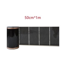 Novahub 220v Uzak Kızılötesi Yerden Isıtma Filmi Kiti 240w/m2 50cm Genişlik Elektrikli Karbon Fiber Yerden Isıtma Sistemi 50cm 1m