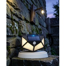 Güneş Enerjili 100 Led Bahçe Lambası Uczduvarlambası1