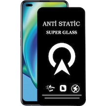 Oppo Reno 4 Tam Kaplayan Cam Anti Statik Safir Çizilmez Ekran Koruyucu