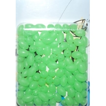 Sasa Fosforlu Oval Yumuşak Boncuk 100 Lü Paket 5X8 Mm