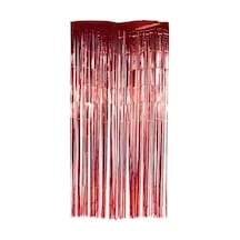 Benim Marifetlerim - Kırmızı Püsküllü Doğum Günü Arka Fonu Kapı Süsü Duvat Süsü Banner En:1 Metre Boy:2 Me Çok Renkli