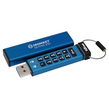 Kingston 16 GB IronKey Keypad 200 USB 3.2 Gen1 IKKP200-16GB USB Bellek