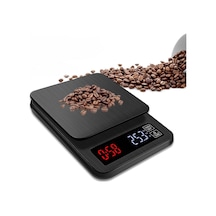 Sones Ev Tipi El İtmeli Kahve Ölçeği Usb İle Çalışan Zamanlama Özellikli Akıllı Mutfak Ölçeği