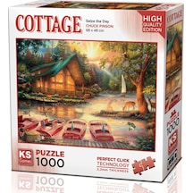 Ks Games 1000 Parça Göl Evinde Bir Gün Puzzle