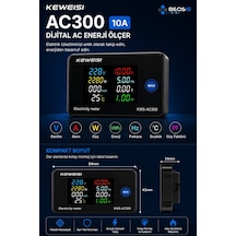 Kws-ac300 10a Dijital Ac Enerji Analizörü Renkli Lcd, Voltmetre