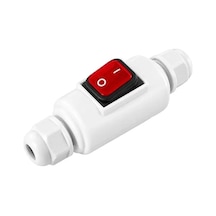 Hubrendy Sh Powermaster Pm-26936 Su Geçirmez Beyaz Kablo Switch 4 Pin 0
