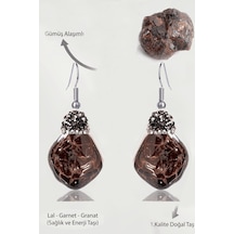 Sertifikalı Zirkon Taşlı Model Ham İşlenmemiş Lal - Garnet - Gran Çok Renkli