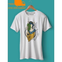 Geyşa Yelpaze Baskılı Tişört Tshirt Ücretsiz Kargo