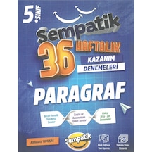 Ünlüler Karması 5. Sınıf Sempatik Serisi Paragraf 36 Haftalık Kazanım Denemeleri