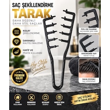 Hacimli Ve Dalgalı Saç Şekillendirici Tarak 4