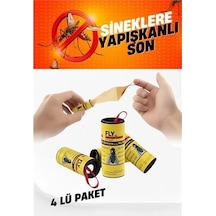 Mey İthalat Yapışkanlı Sinek Şeridi Sinek Kapanı 4 Adet 721533