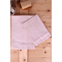 Baveno Çok Amaçlı Pike Havlu Seti 40 x 60 - 60 x 110 2'li Pembe