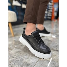 Vexor Kb-702 Kuback Siyah Cilt Günlük Erkek Ayakkabı