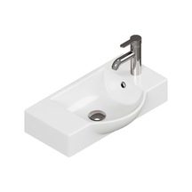 Aqua Bagno Minizia 55x32x10 Cm Beyaz Seramik Lavabo Taşma Delikli 34.30.55.1.tr Beyaz