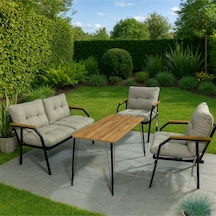 Ard & Garden Milas 211 Masalı Açık Gri Fermuarlı Bahçe Balkon Takımı, Cafe, Salon - Metal Kanepe Koltuk Takımı Açık Gri Ard & Garden Milas 211 Masalı Açık Gri Fermuarlı Bahçe Balkon Takımı, Cafe, Salon - Metal Kanepe Koltuk Takımı Açık Gri