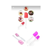 2'li Silikon Spatula Fırça Seti, Pasta Spatula Fırça Set, Mutfak Silikon Yumurta Sürme Fırçası Silik Diğer