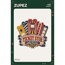 Zpz738 Ticket Stub Archive Ütüyle Uygulanabilir Transfer Baskı - 911529877