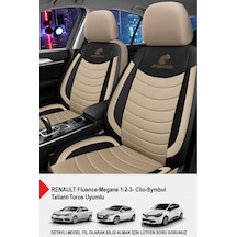 Naz Oto Panther Serisi Keten Kumaş Oto Koltuk Kılıfı- Renault Fluence-megan 1-2-3-clio-symbol-toros Uyumlu