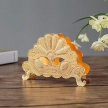 Altın Tavuskuşu-avrupa Tarzı Masa Doku Tutucu Peçete Raf Standı Metal Sanat Zanaat Ev Dekorasyon El Restoran Masaüstü Cafe Süsler Hediye