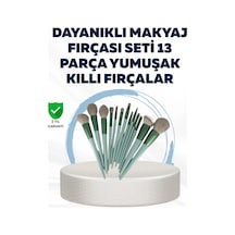 Profesyonel Kullanıma Uygun 13 Parça Makyaj Fırçası Takımı Fiber Kıllı