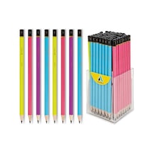 Matte 2b Kurşun Kalem Canlı Renkler 12 Li Paket 2062180000 Çok Renkli