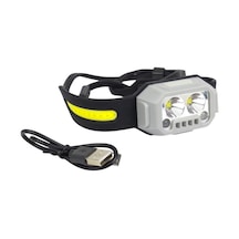 Panther Pt-5802 Sensörlü Şarjlı Kafa Lambası Çok Renkli