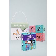 Baby Tales Marine Küpler & İlk Kartlarım Seti Bebek Hediyelik Seti