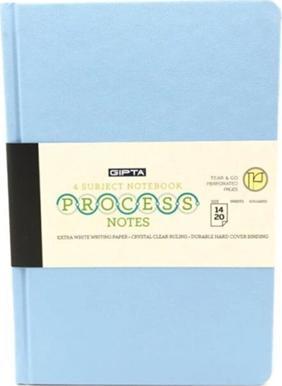Process Iplik Dikiş Sert Kapak Defter 14 20 160 Yaprak Kareli