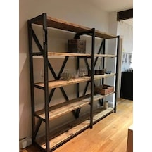 Çalba Metal Kitaplık Mdf Beyaz