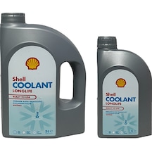 Shell Coolant Longlife 4 Mevsimlik Kırmızı Antifriz 3+1 Litre