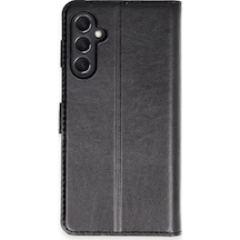 Samsung Galaxy M34 5g Uyumlu Kılıf Trend S Plus Kapaklı Kılıf - Siyah